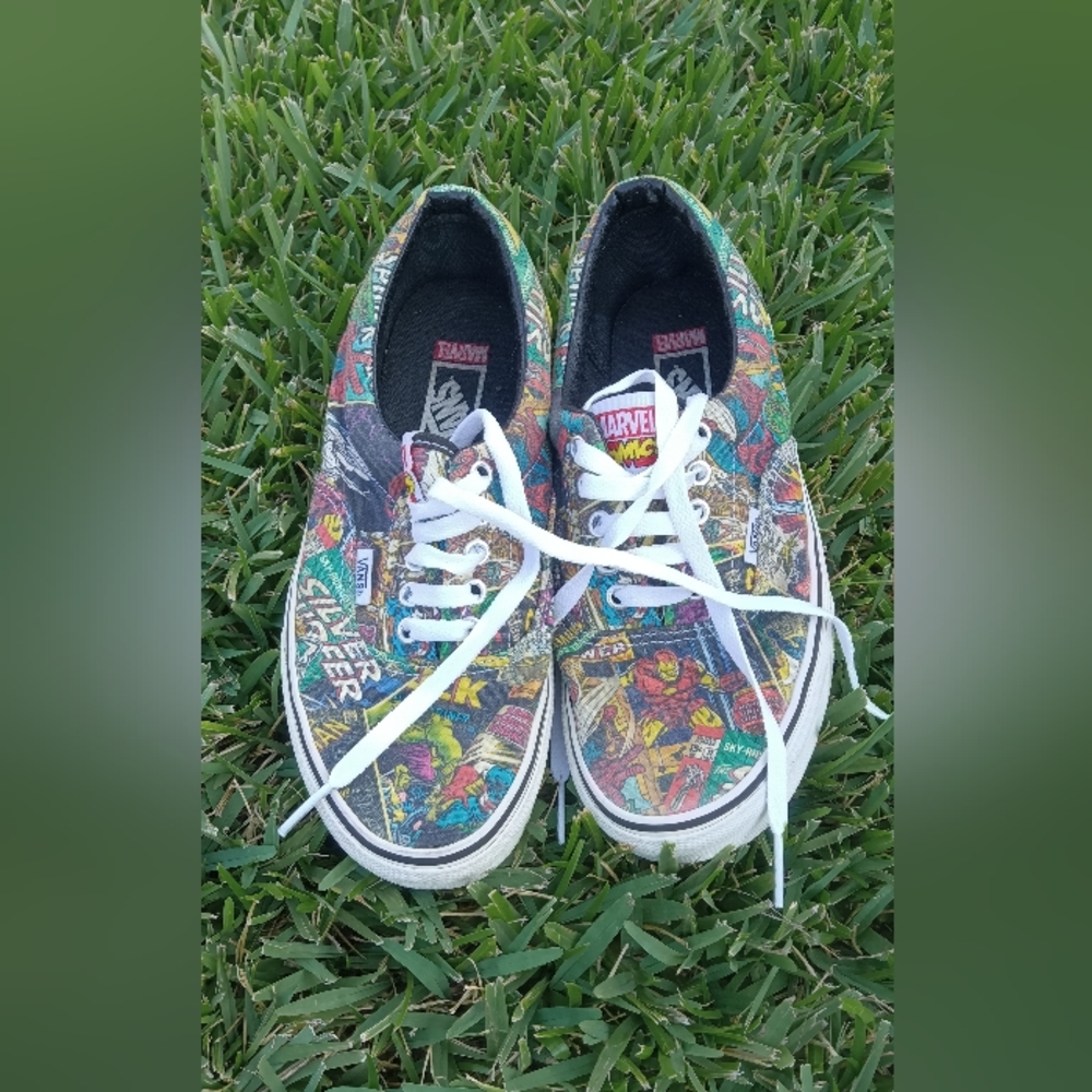 VANS size 8 old school marvel